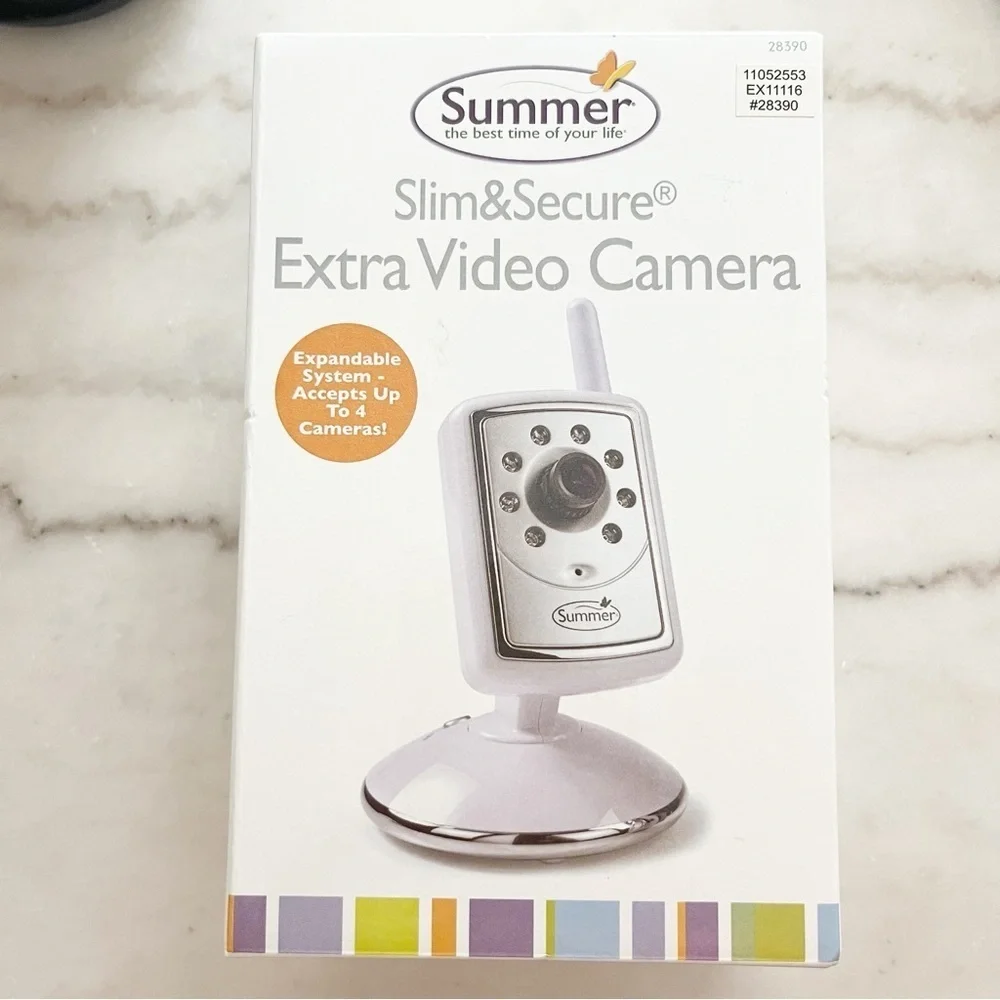 NEW Summer Infant Extra Video Camera SLIM & Secure Baby Monitor Camera #28390